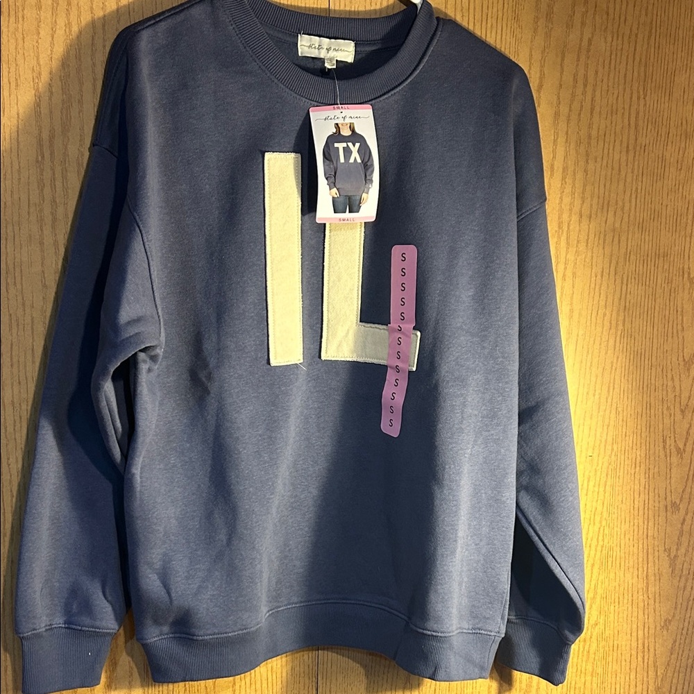 State of Mine Illinois Crew Neck Sweatshirt NWT